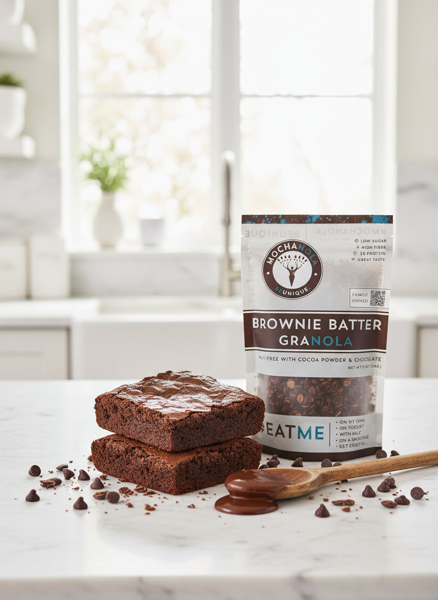 Brownie Batter Granola – Mocha Nola
