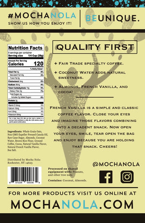 French Vanilla Coffee Granola ~ Mocha Nola